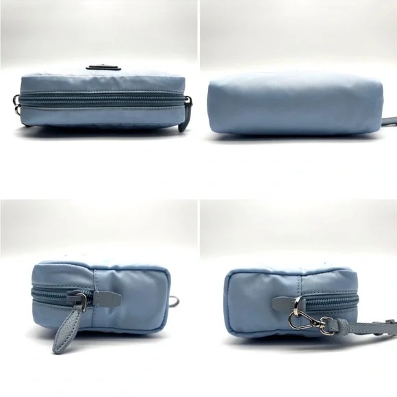 Prada Light Blue Cosmetic Bag/Wrislet - Picture 5 of 10